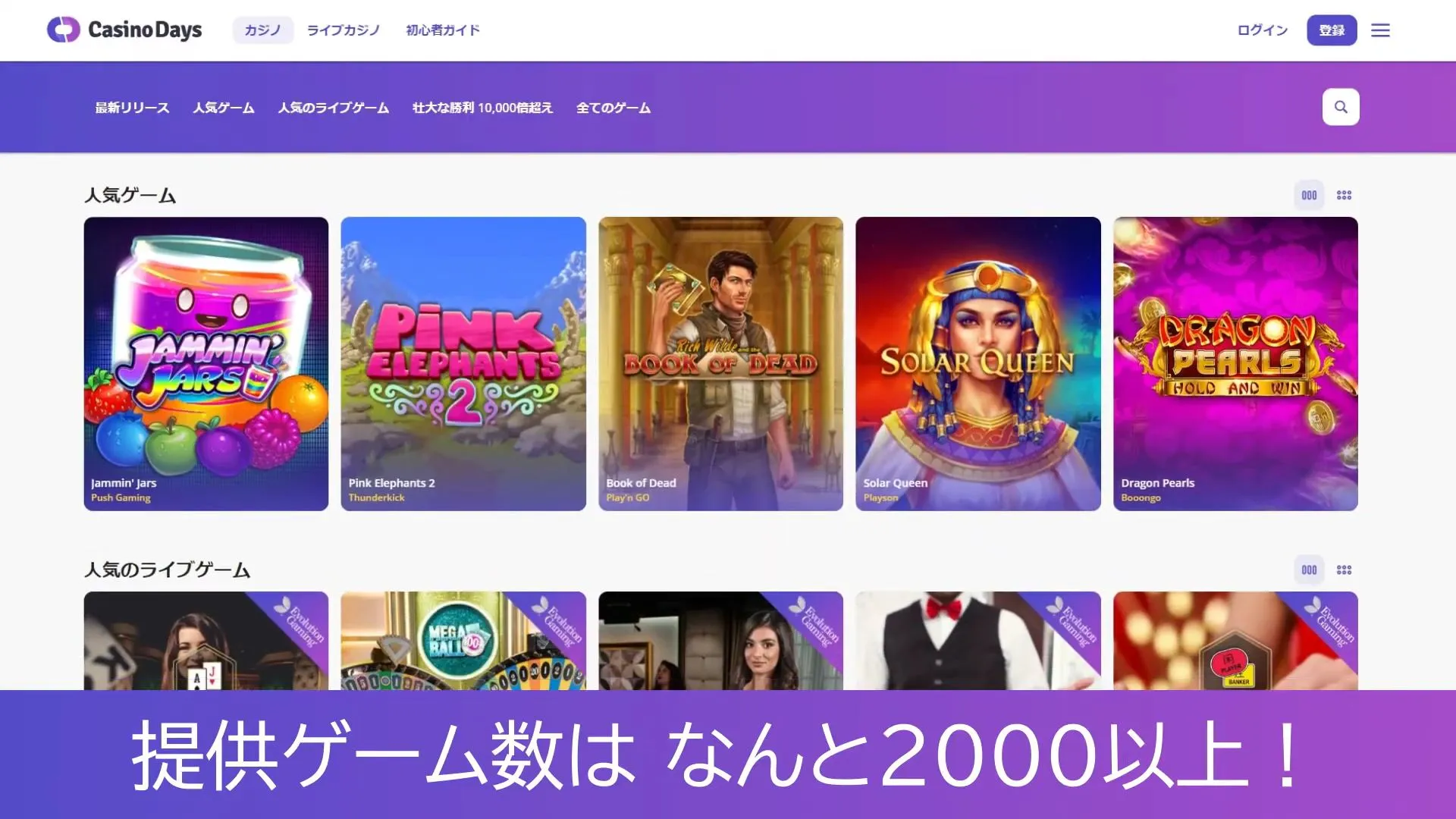 ボーナスとプロモーション